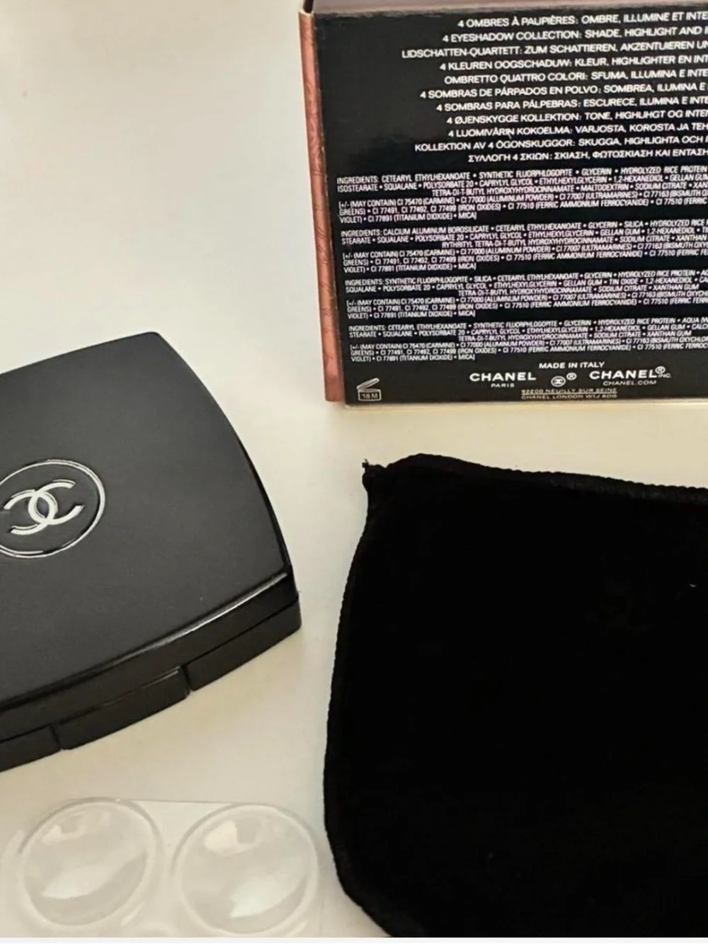 Chanel eyeshadow quad shade 387 utopia brand new box never used